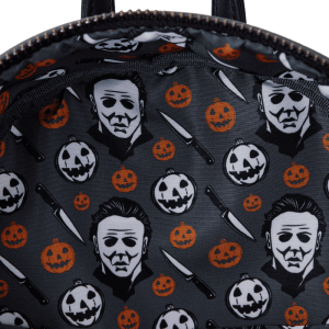 Halloween Michael Myers Glow Mask Cosplay Mini Backpack
