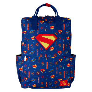 Superman All-Over Print Nylon Full-Size Backpack