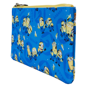 Despicable Me Minions All-Over Print Nylon Zipper Pouch Wristlet