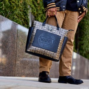 Marvel 85th Anniversary All-Over Print Logo Convertible Backpack & Tote Crossbody Bag