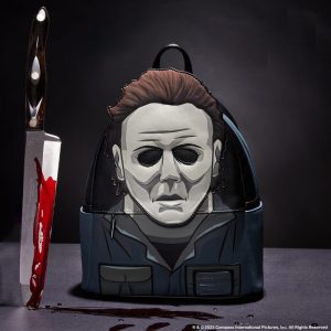 Halloween Michael Myers Glow Mask Cosplay Mini Backpack