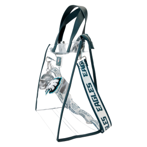 NFL Philadelphia Eagles Clear Convertible Backpack & Tote Crossbody Stadium Bag