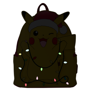 Pok&eacute;mon Santa Pikachu String Lights Light Up Mini Backpack