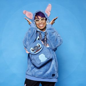 SDCC Limited Edition Stitch Floral Unisex Hoodie – 3XL