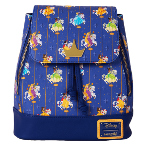 Disney Princess Carousel All-Over Print Drawstring Mini Backpack