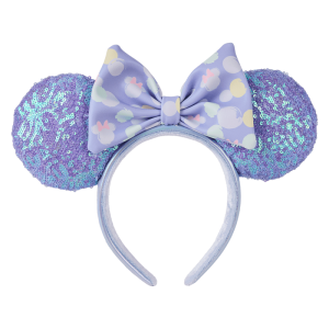 Minnie Mouse Exclusive Iridescent All-Over Print Sequin Ear Headband
