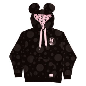 Minnie Mouse Floral Rock The Dots Unisex Hoodie