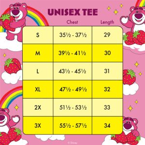 Toy Story Lotso Rainbow All-Over Print Unisex Tee